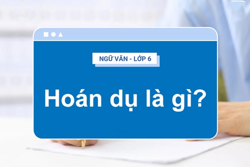 Hoán dụ là cách gọi tên sự vật này bằng tên sự vật khác có quan hệ gần gũi, giúp câu văn giàu hình ảnh hơn.